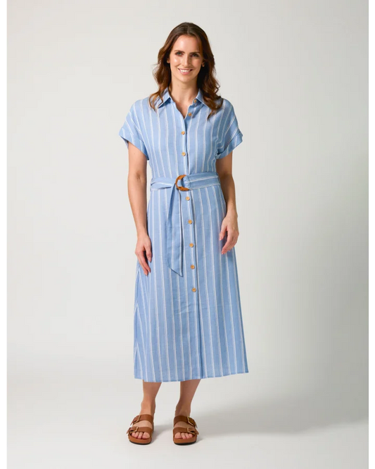 STELLA & GEMMA KINSLEY DRESS - CAPRI STRIPE