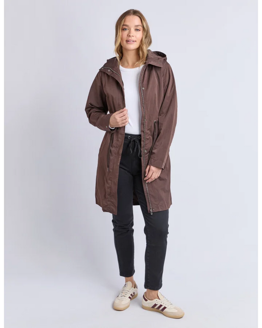 FOXWOOD KINGSTON SPRAY JACKET - COFFEE