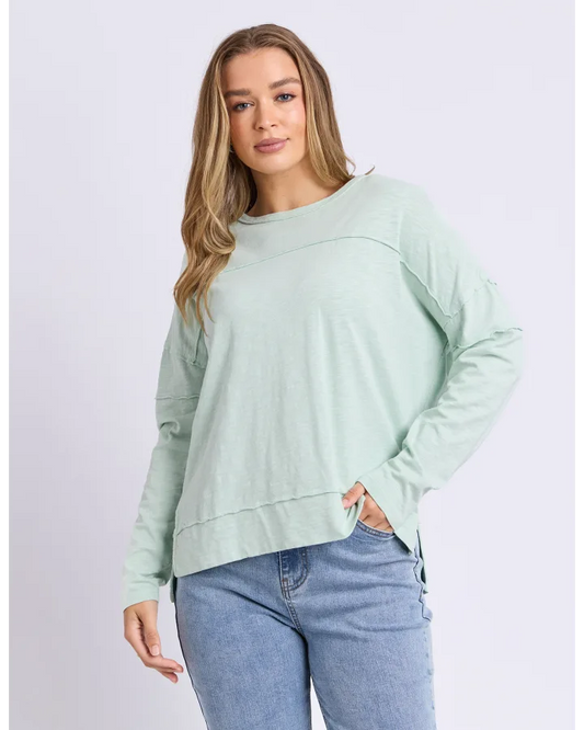 FOXWOOD JAYNE THROW ON TOP - SUBDUED MINT