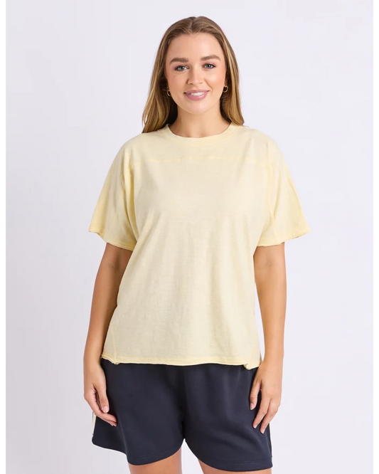 FOXWOOD RETREAT TEE - BUTTER CREAM