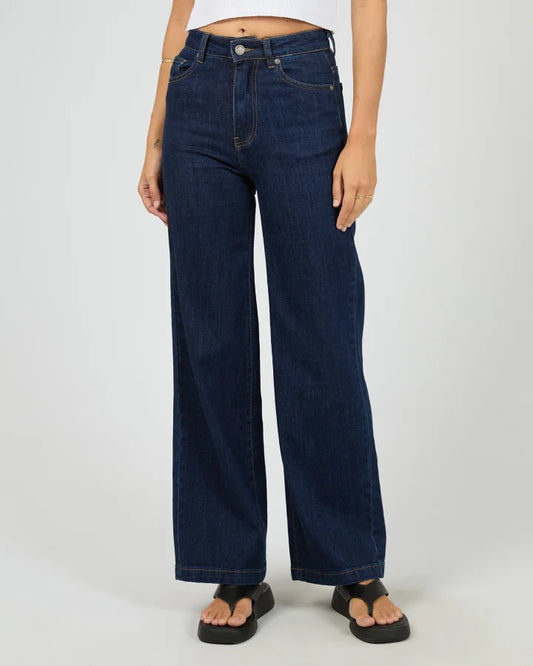 ALL ABOUT EVE JACQUI WIDE LEG JEANS - INDIGO