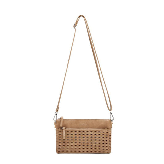 BLACK CAVIAR BAGS - MILLA CROSSBODY/CLUTCH - SAND