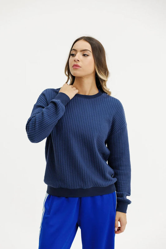 ROSE ROAD DAKOTA CREW - NAVY