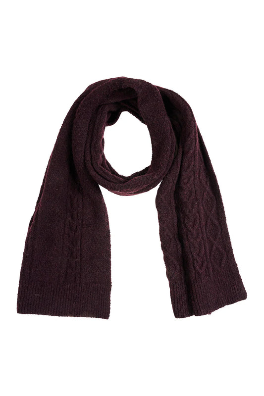 EB & IVE CALISTA SCARF - MAHOGANY