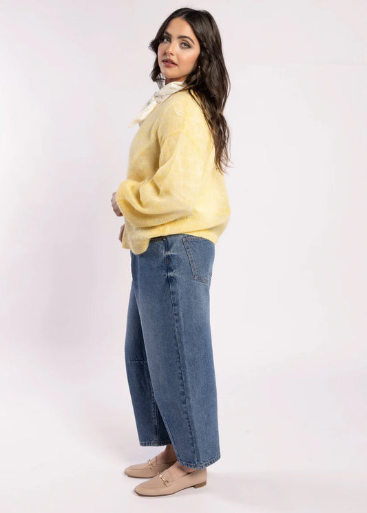 DRAMA THE LABEL FEE JUMPER - BUTTERMILK