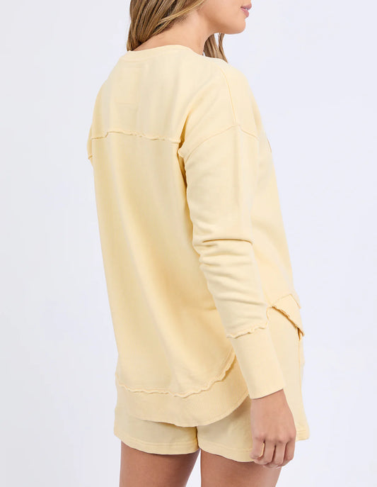 FOXWOOD SIMPLIFIED CREW - LEMON