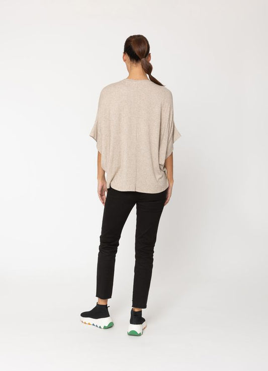TWO BY TWO ALBY TOP - OATMEAL