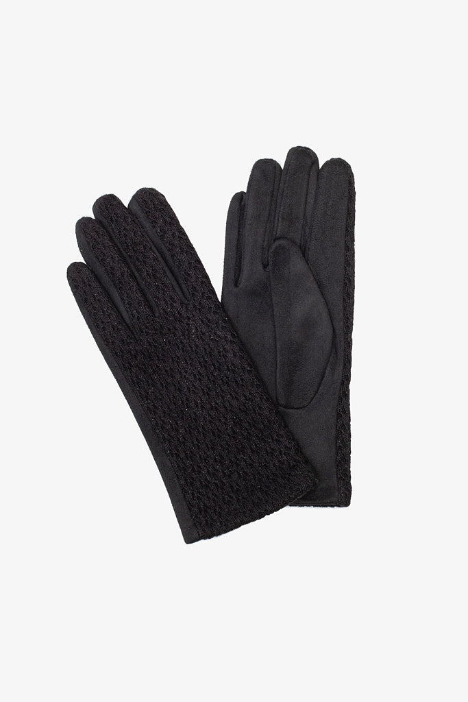 ANTLER EDITH GLOVES - BLACK