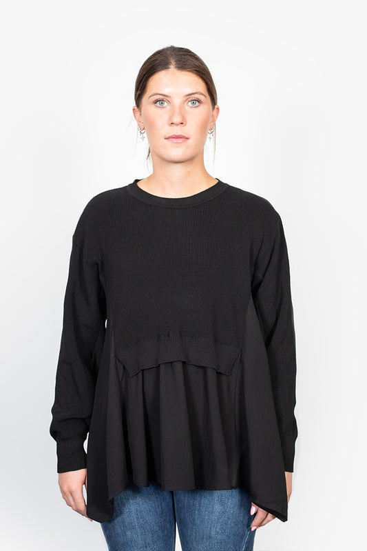 ANTLER LE MONDE TOP - BLACK