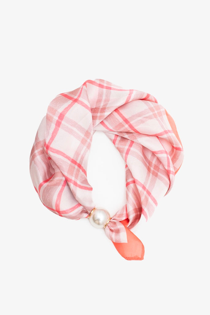 ANTLER PEARL NECK TIE - PICNIC