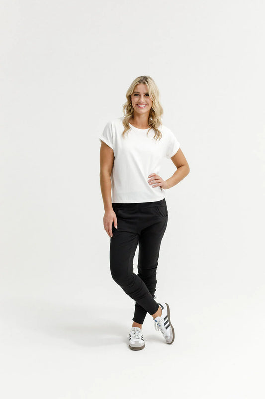 HOME-LEE APARTMENT PANTS - BLACK WITH MATTE BLACK X - HL100 BMX