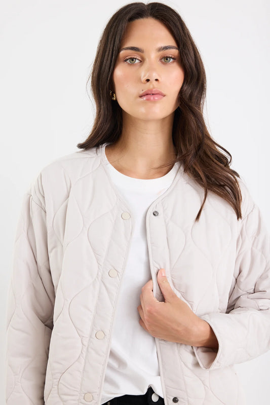 STORIES BE TOLD - APEX PUFFER JACKET - PUTTY