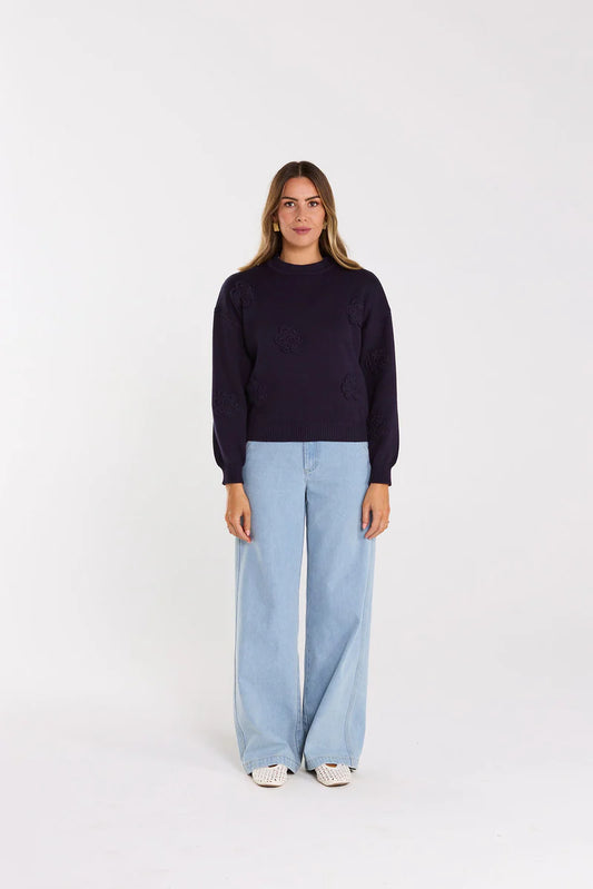 THING THING BUD JUMPER - NAVY