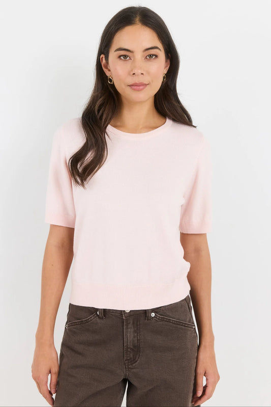 STORIES BE TOLD - EDITION KNIT TEE - BLUSH