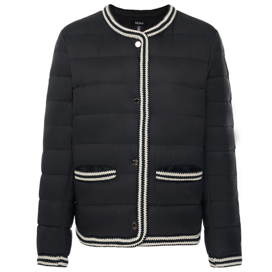 MOKE NZ FERN DOWN JACKET - BLACK