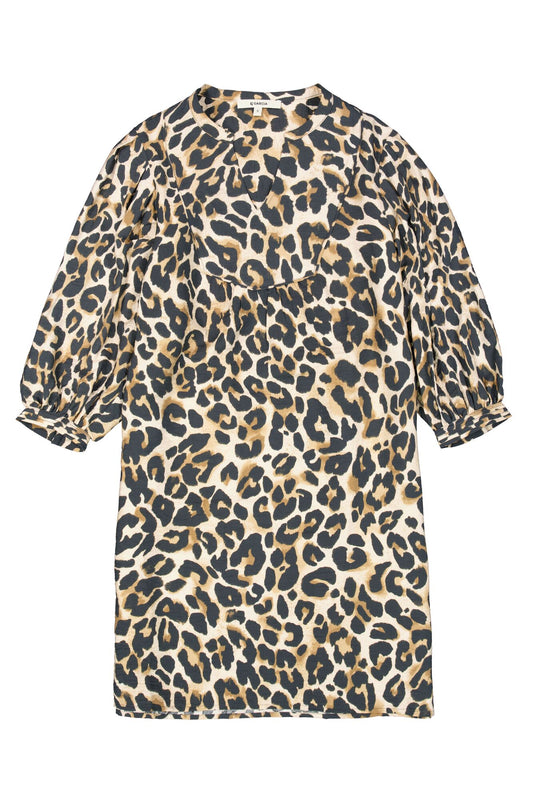 GARCIA PRINTED DRESS - ALMOND
