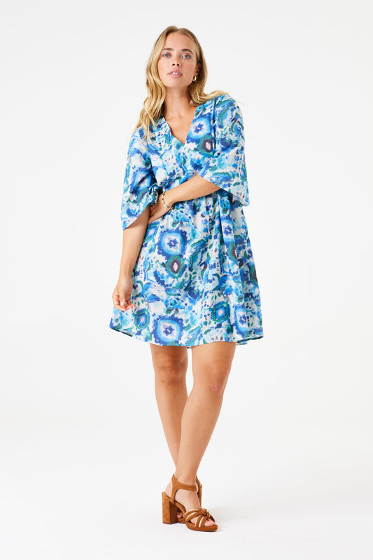 GARCIA BLUE WAVE DRESS - BLUE WAVE
