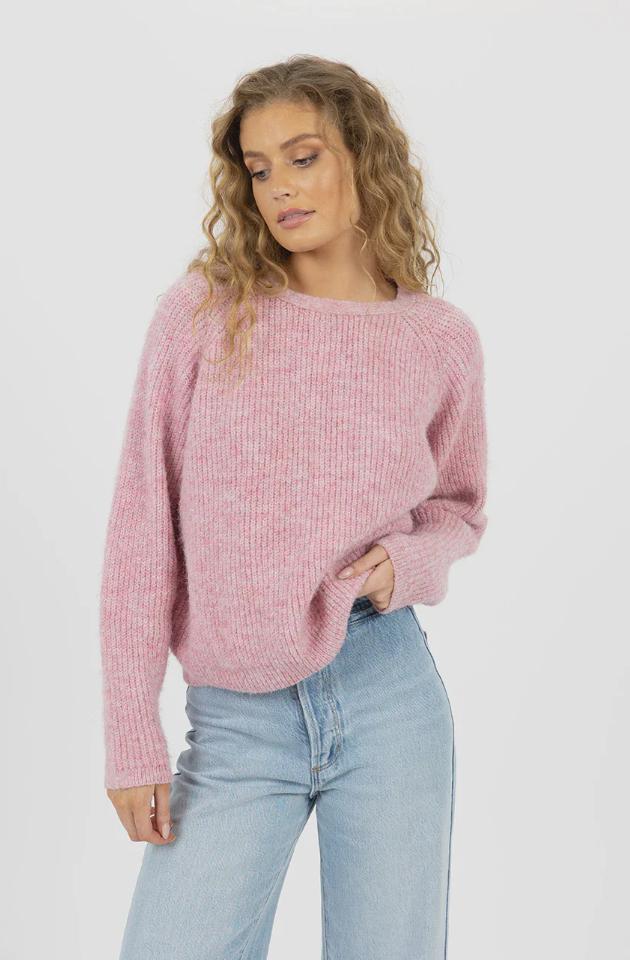 HUMIDITY LIFESTYLE LUCILLE JUMPER - PINK - HW24108