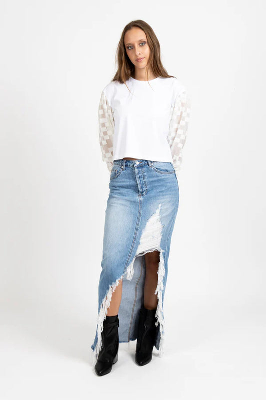FEDERATION GOODBYE TOP - WHITE