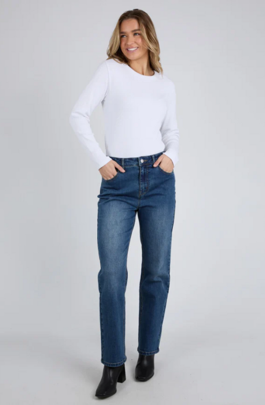 FOXWOOD DEMAND JEAN - VINTAGE BLUE WASH - 55D0201.VINT