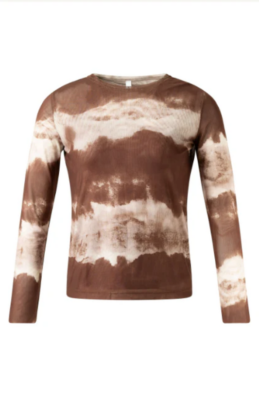 LEMON TREE DESIGN - ARIA TOP - MOCHA CLOUDS - 113LTDAW25