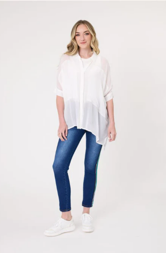LEMON TREE DESIGN - GRETA TOP - WHITE - 210LTDSS25