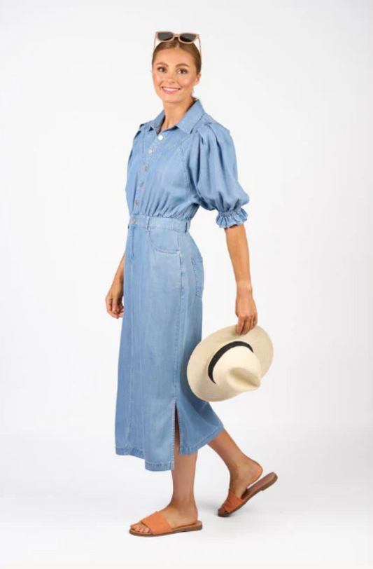 KNEWE DUAL DRESS - LIGHT BLUE - K1063