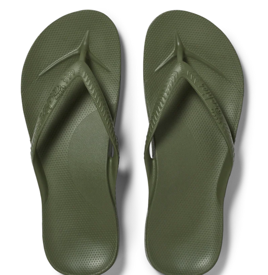 ARCHIES FOOTWEAR JANDALS - OLIVE
