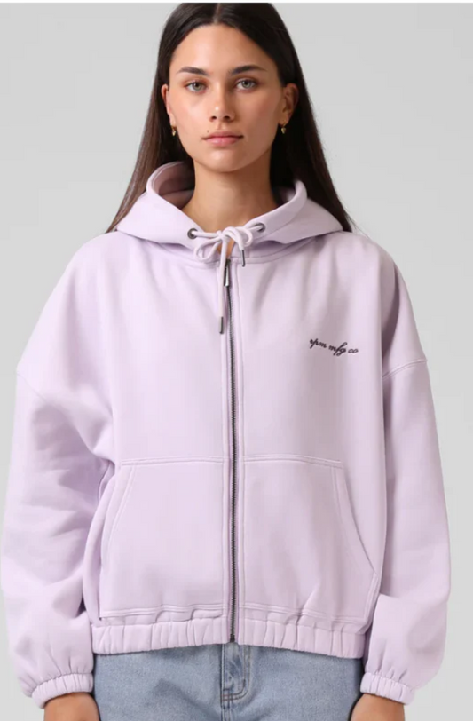 RPM MFG CLOTHING - ZIP THRU HOOD - ORCHID - 25P60B
