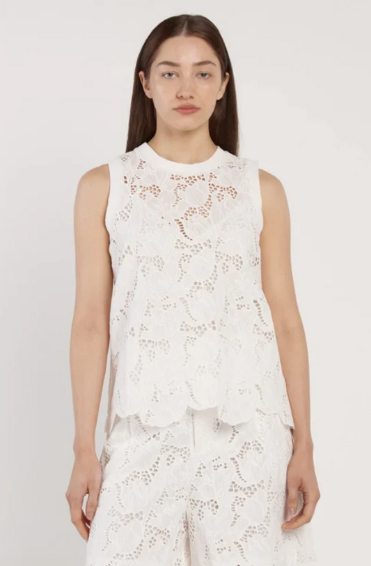 FATE + BECKER WORTH IT TOP - WHITE - 17576TWFA-WHT