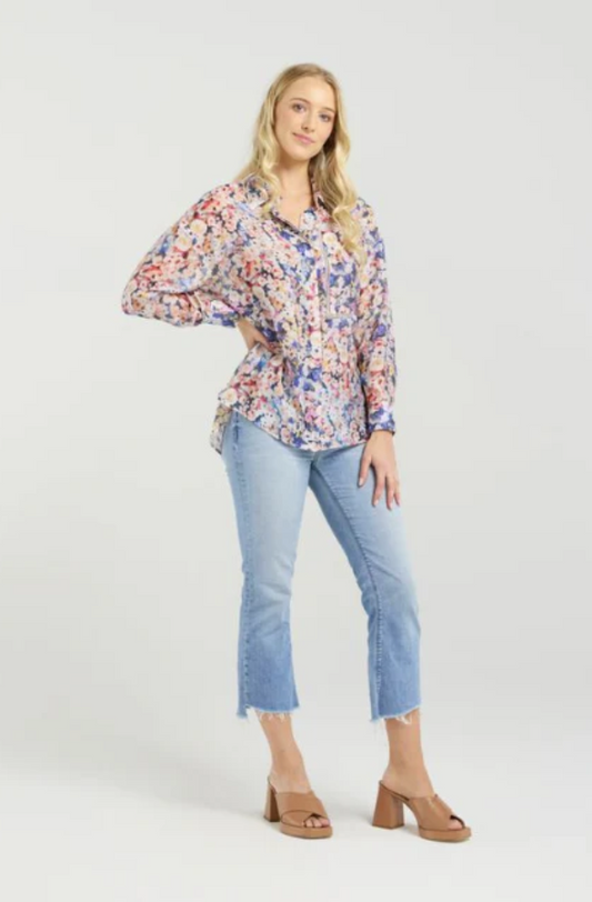 ET ALIA MICHAELA SHIRT - POPPY PATCH