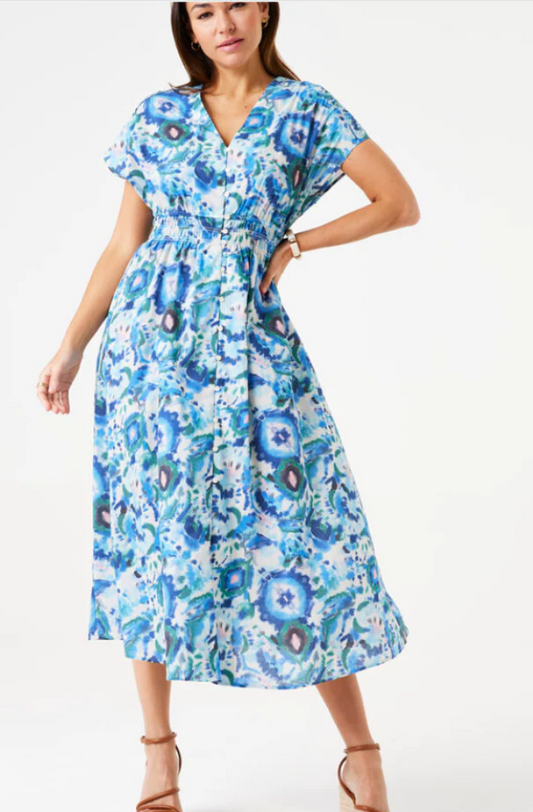 GARCIA BLUE DRESS - BLUE WAVE