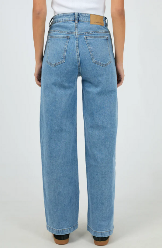 ALL ABOUT EVE JACQUI WIDE LEG PANT - LIGHT BLUE