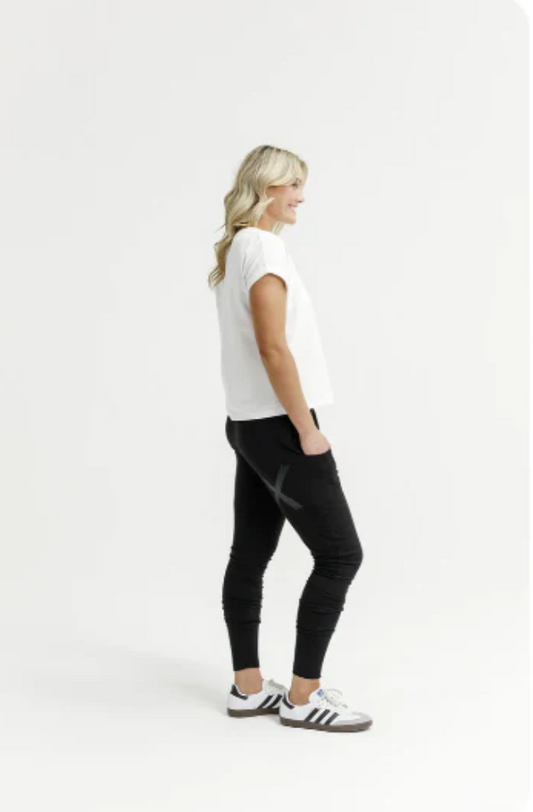 HOME-LEE APARTMENT PANTS - BLACK/MATTE BLACK X  - HL100 BMX