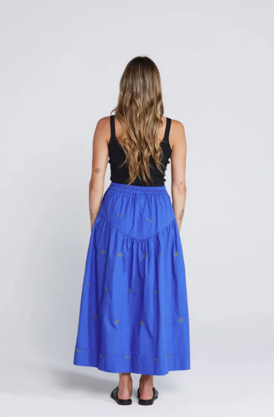 THING THING ARIA SKIRT - COBALT BLOSSOM - TTW4178 04