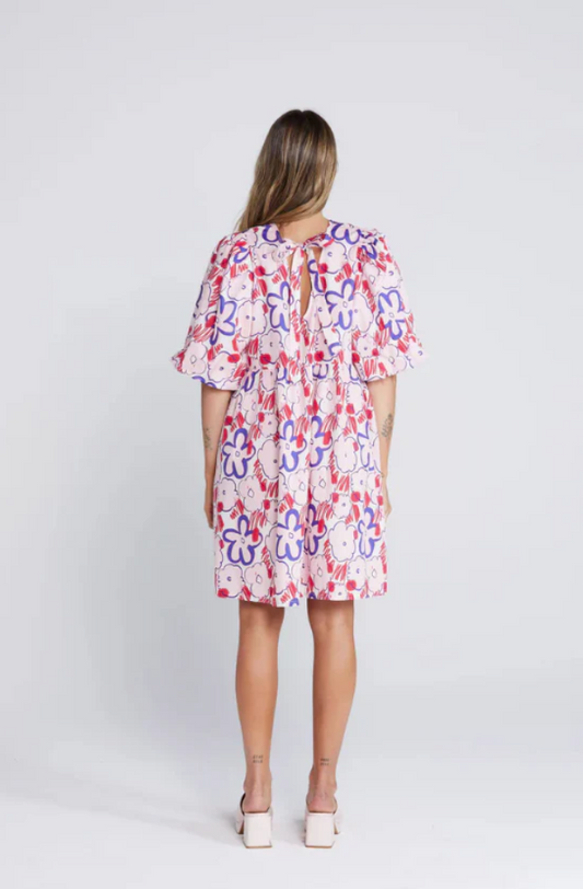 THING THING SPIN DRESS - SQUIGGLE BLOOM - TTW8551 03