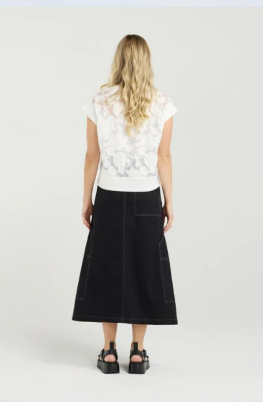 ET ALIA SIERRA TOP - IVORY FLORALS - EA9006A