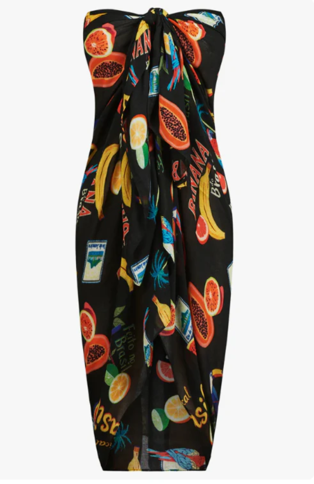 HAVEN CABANA SARONG - BRASIL BLACK - 7810902