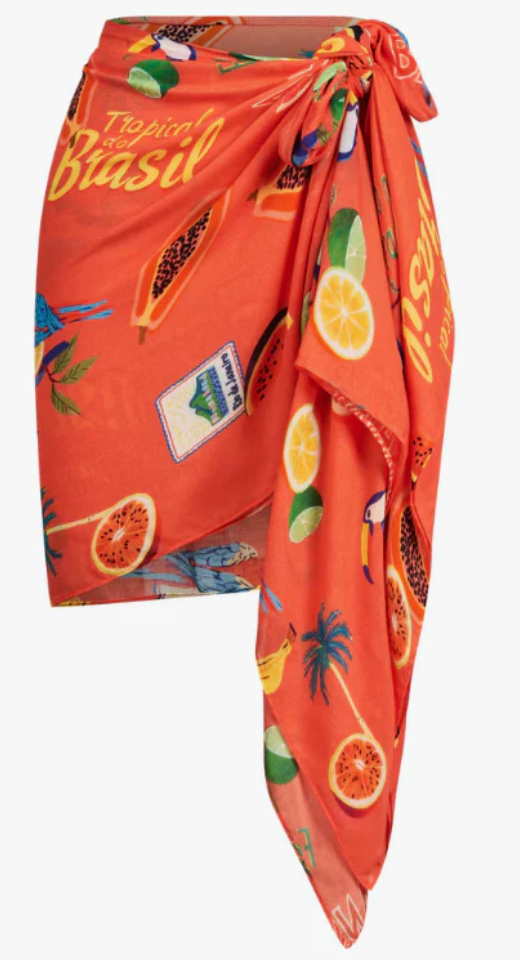 HAVEN CABANA SARONG - BRASIL CORAL - 7810901