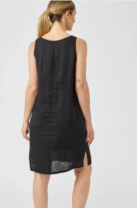 EB & IVE STUDIO MIDI DRESS - EBONY - 2495012