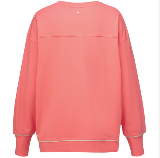 MOKE NZ SUZY SWEATER - SUNSET CORAL - SUZYSUNC