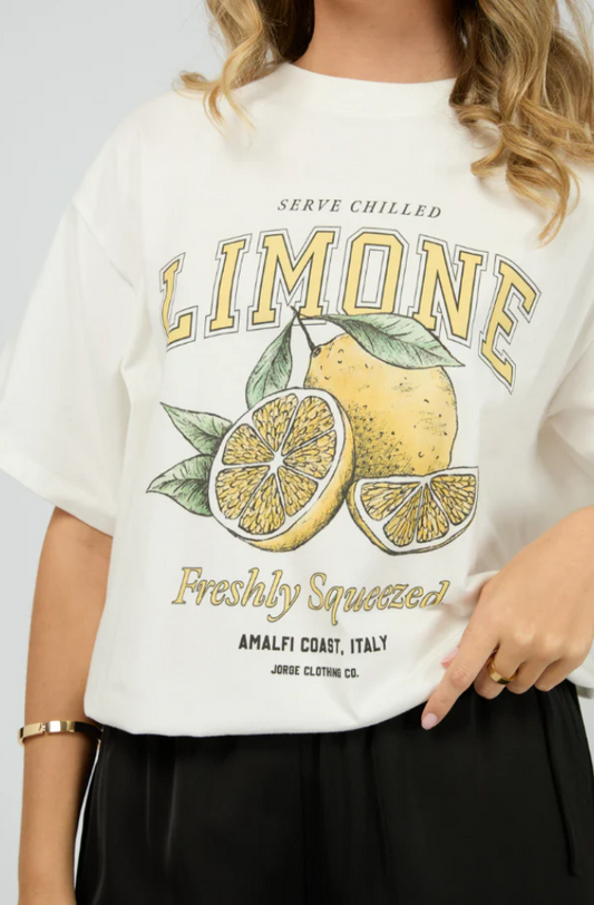 JORGE LIMONE TEE - VINTAGE WHITE - 8365130.VWHT