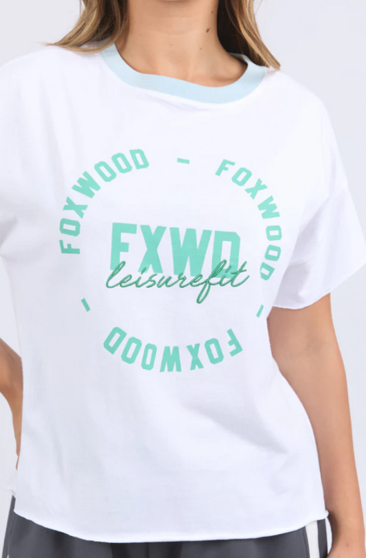 FOXWOOD INTENSITY CONTRAST TEE - WHITE - 5563112.WHT