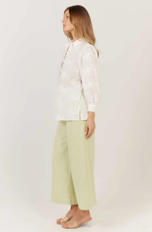 FATE + BECKER GARDENIA SHIRT - WHITE - 17535TWFA-WHT