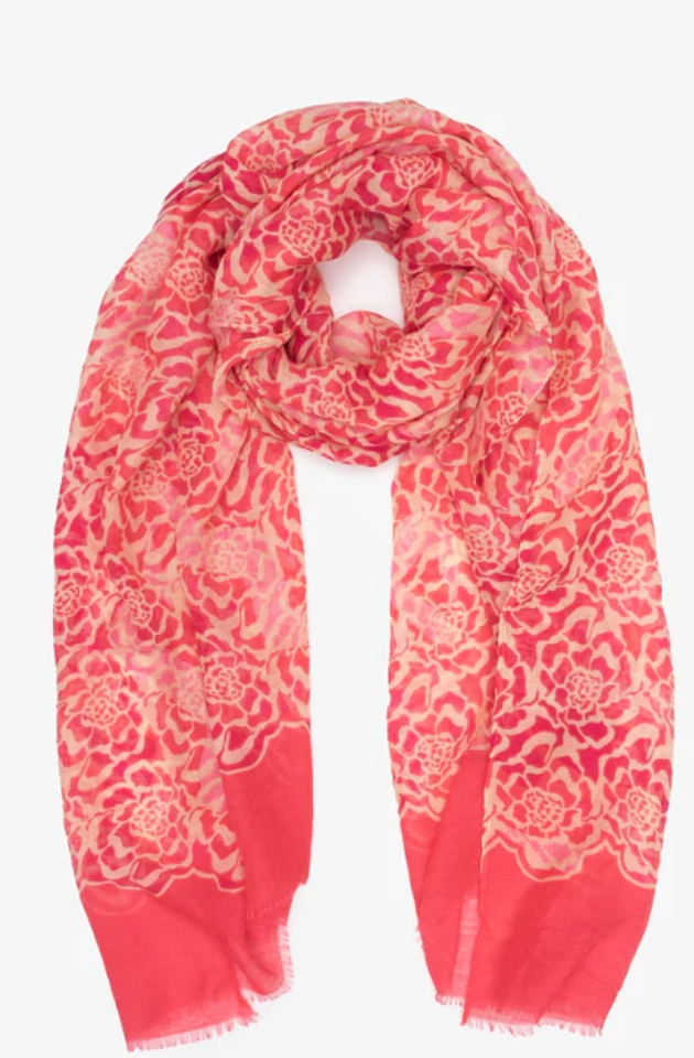 ANTLER ROSETTA SCARF - PINK SWIRL - AS26-RST