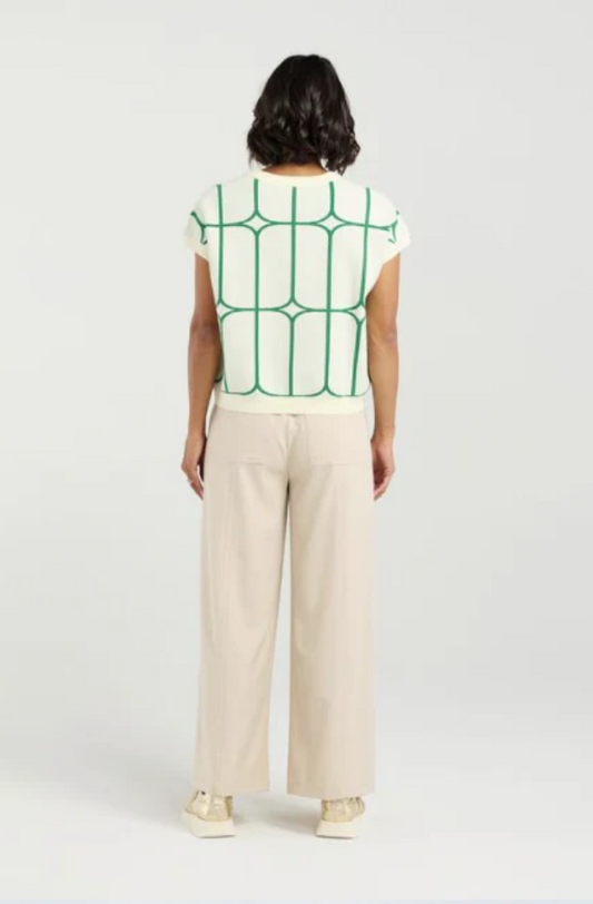 ET ALIA SEDGEWICK KNIT - LAWN TRELLIS