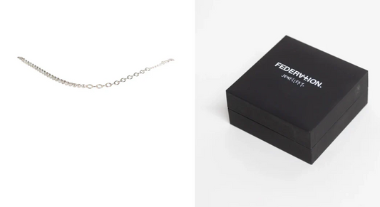 FEDERATION FIFTY FIFTY BRACELET - SILVER/CLEAR
