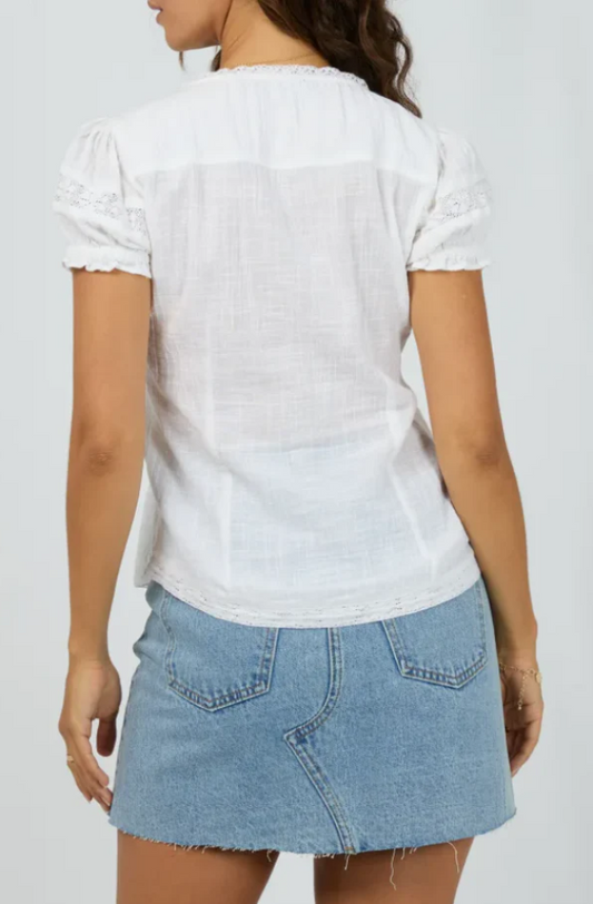 ALL ABOUT EVE DUSTY TOP - WHITE