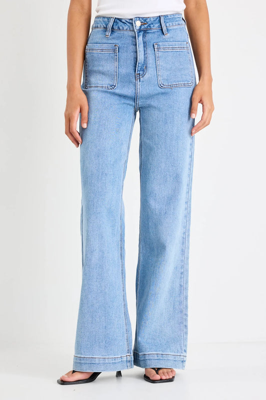AMONG THE BRAVE - ZOEY SIGNATURE JEAN - BLUE