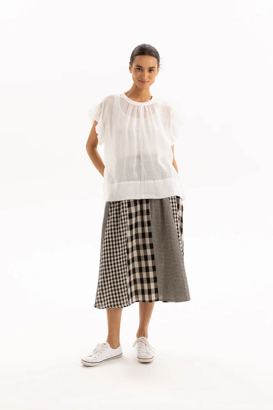 TWO BY TWO DELIA TOP - WHITE
